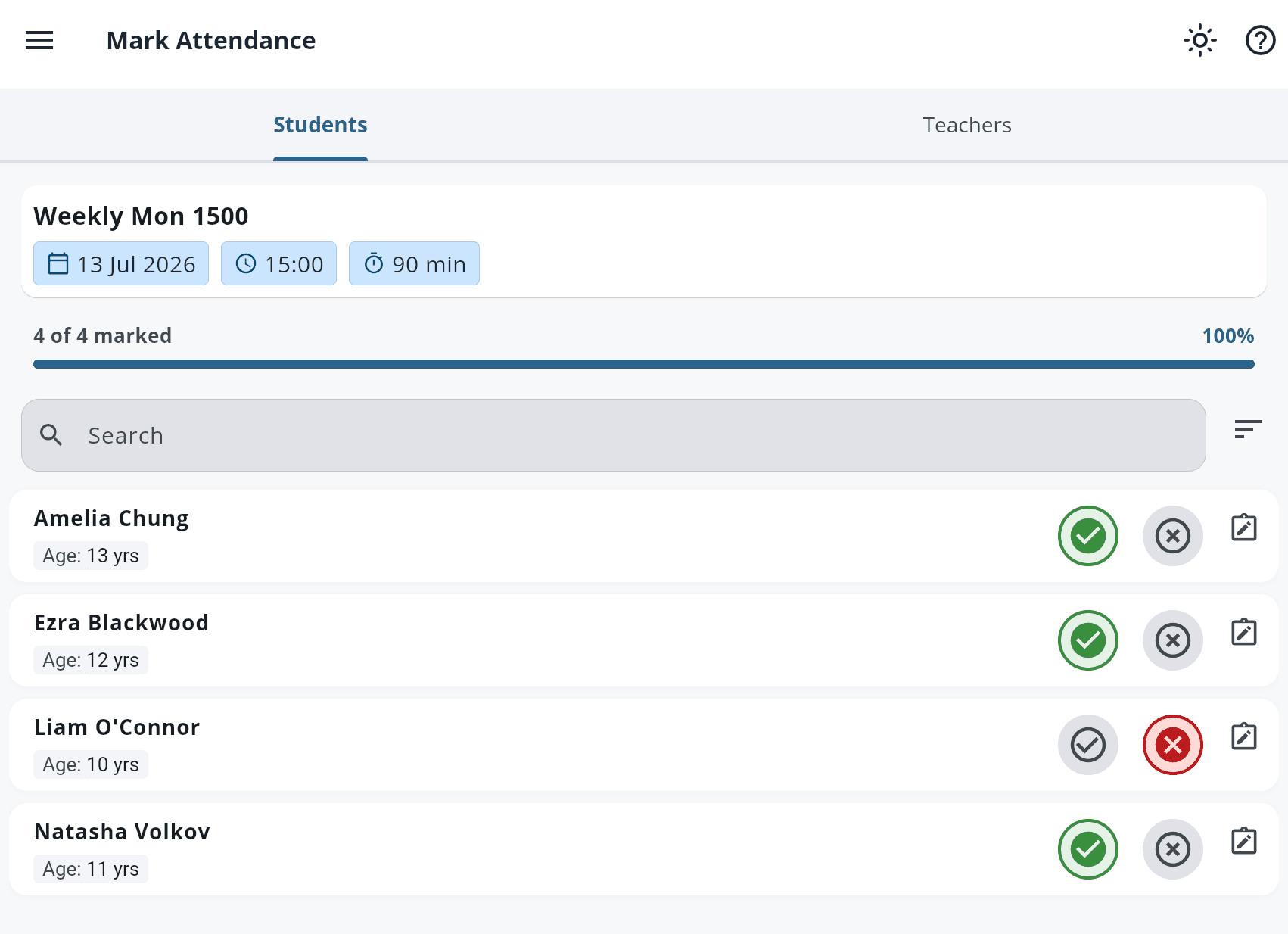ClassBuddy Attendance System