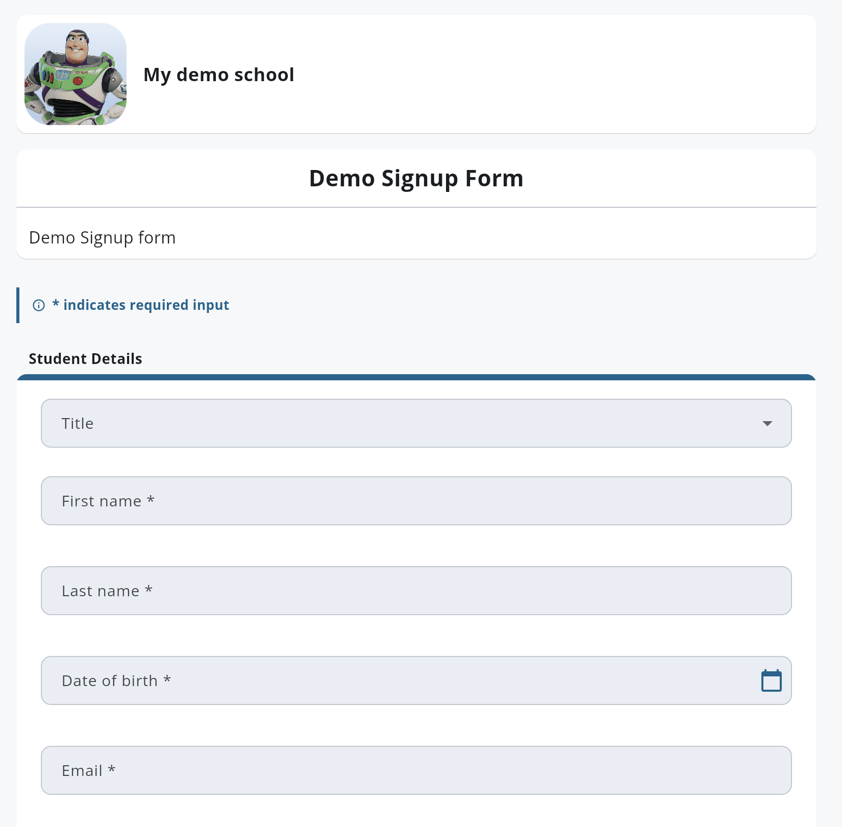 ClassBuddy Custom Enrollment Forms